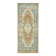 Vintage Turkish Oushak Handmade Wool Cotton Brown Runner Rug 127x310