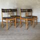 Chaises vintage  Baumann style scandinave
