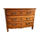 Chest of drawers 3 drawers in blond cherry Louis XV style