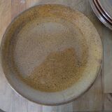 Lot of 6 plates "handmade" in Niderviller earthenware