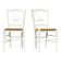 Paire Chaises campagne chic vintage