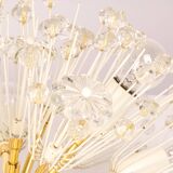 Star Ceiling Light in Brass and Crystal by Emil Stejnar, Austria, 1960s