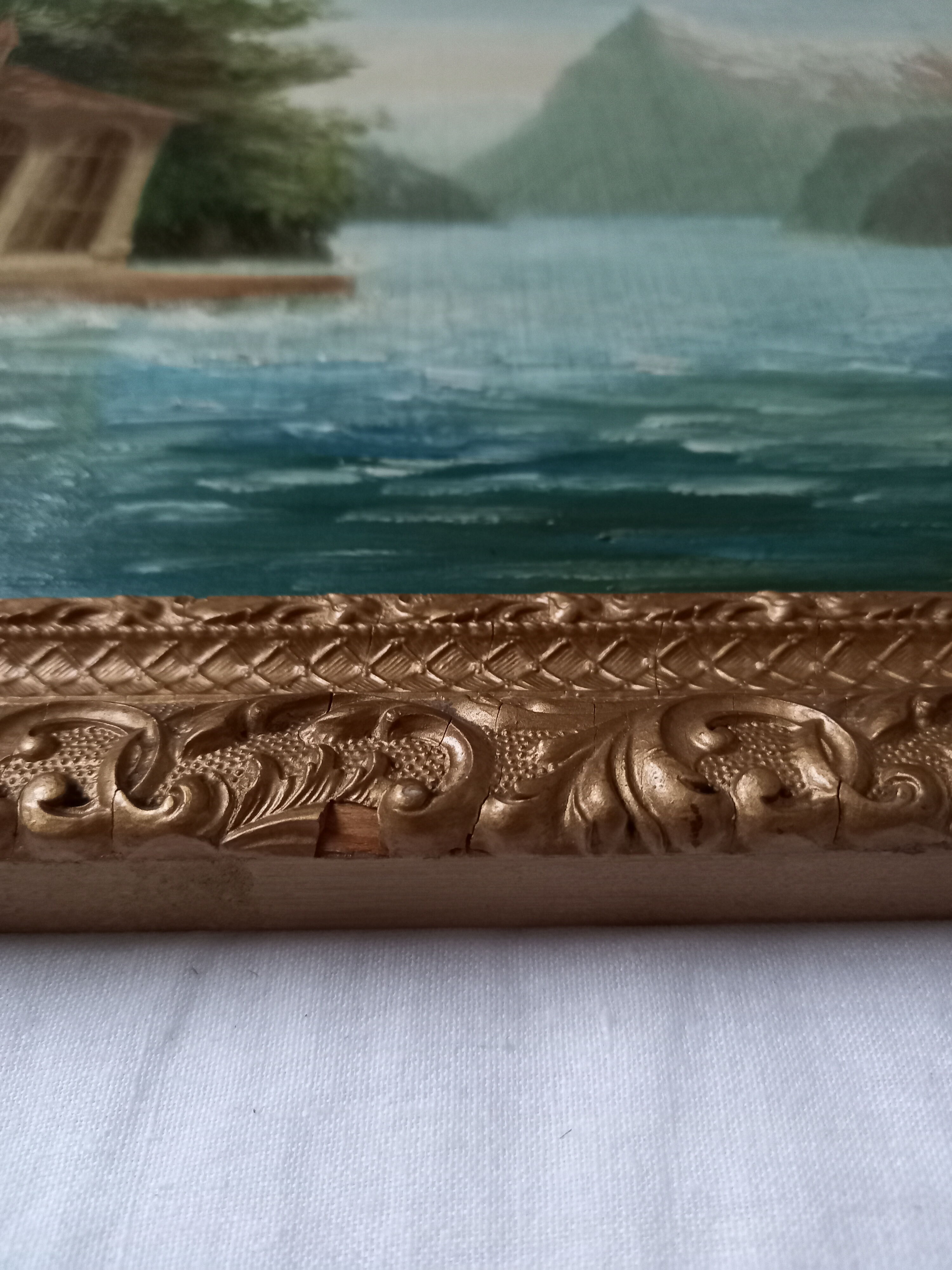 Landscape oil painting