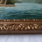 Landscape oil painting