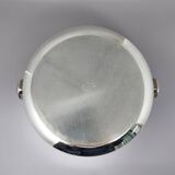 1960s Astonishing Silver Plated Ice Bucket by Sheratonn. Made in Italy.