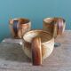 Sangria or punch cups in stoneware from Puisaye, Jean-Pierre Prud’homme