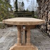Solid oak monastery table