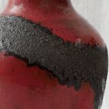 Large Fat Lava vase from West Germany, vintage.