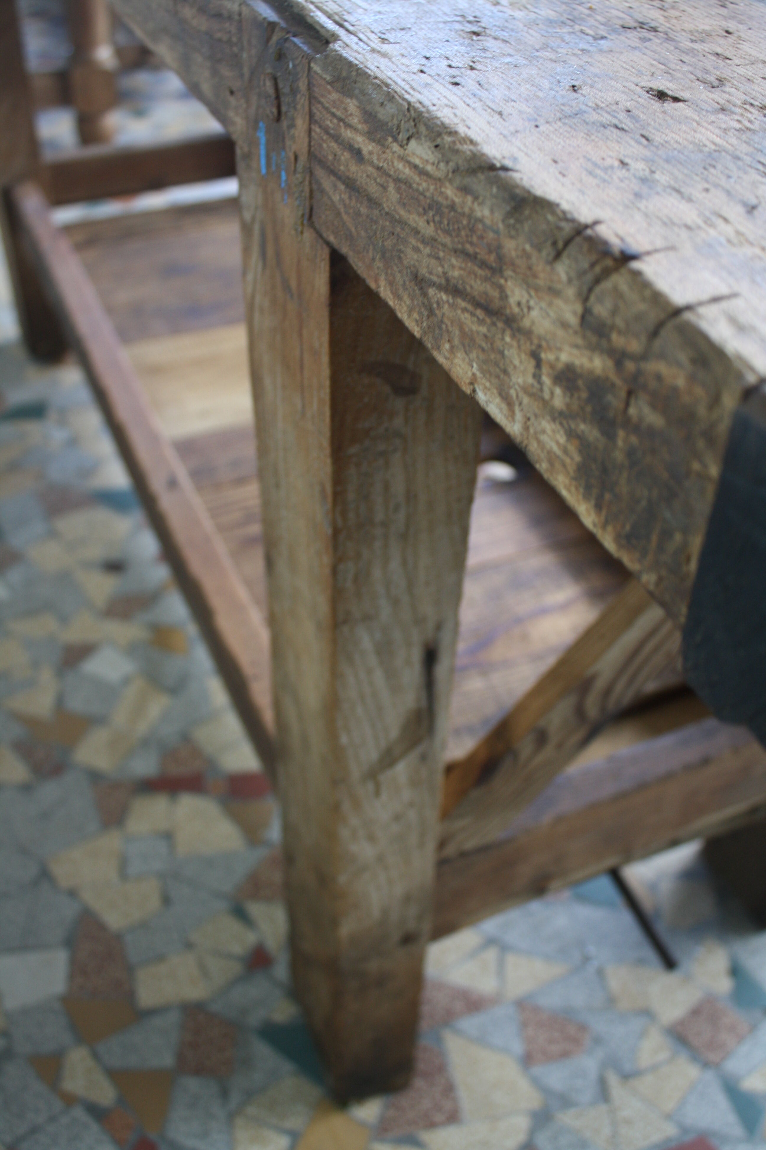 Established rough wood carpenter