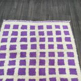 Handmade Berber rug in pure wool, size 150 x 250 cm