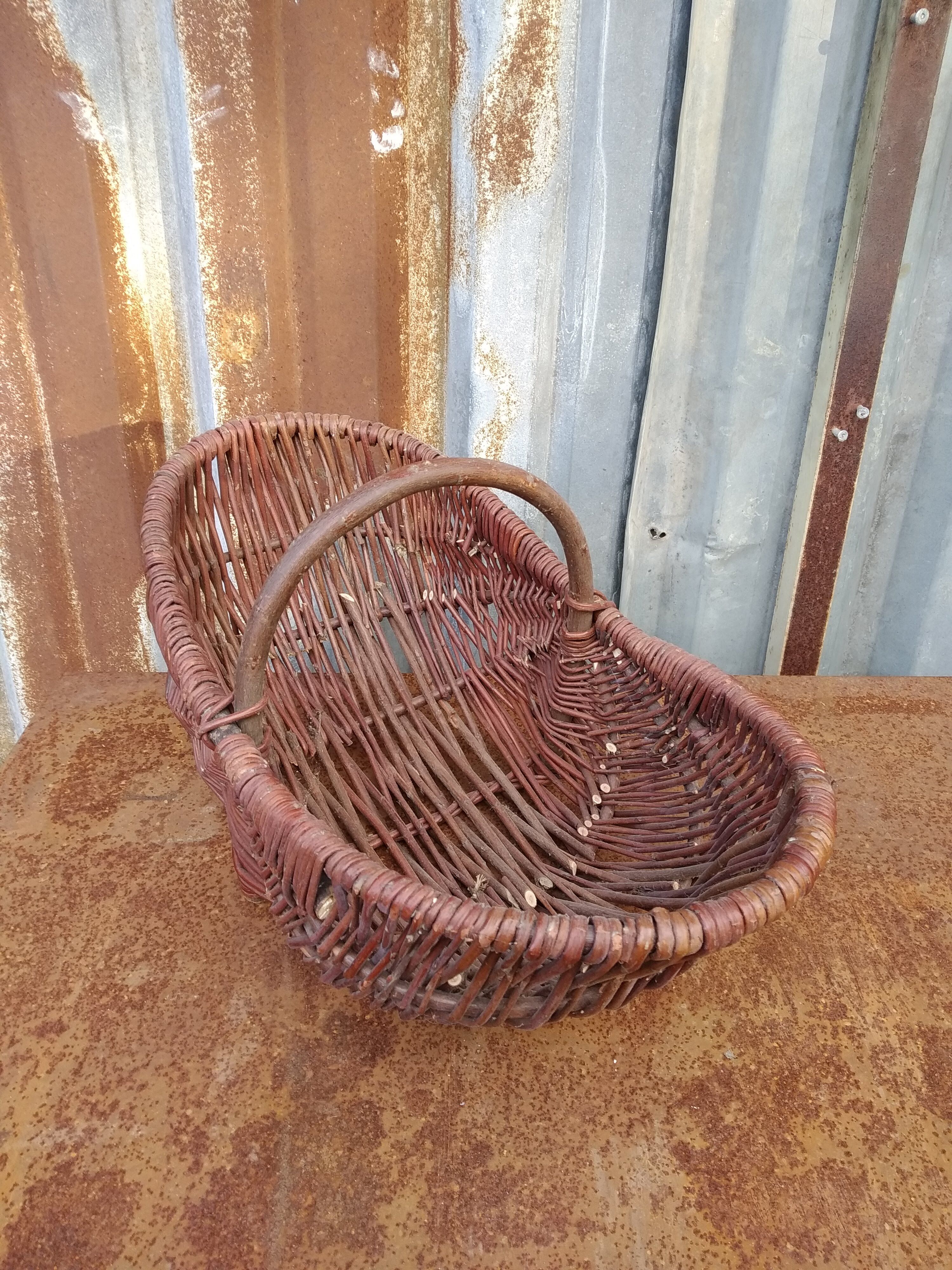 Wicker fruit basket
