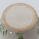 Vintage ceramic cache-pot with floral relief (Barbotine) – Ø 20 cm