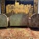 Art Deco period living room sofa and pair of armchairs