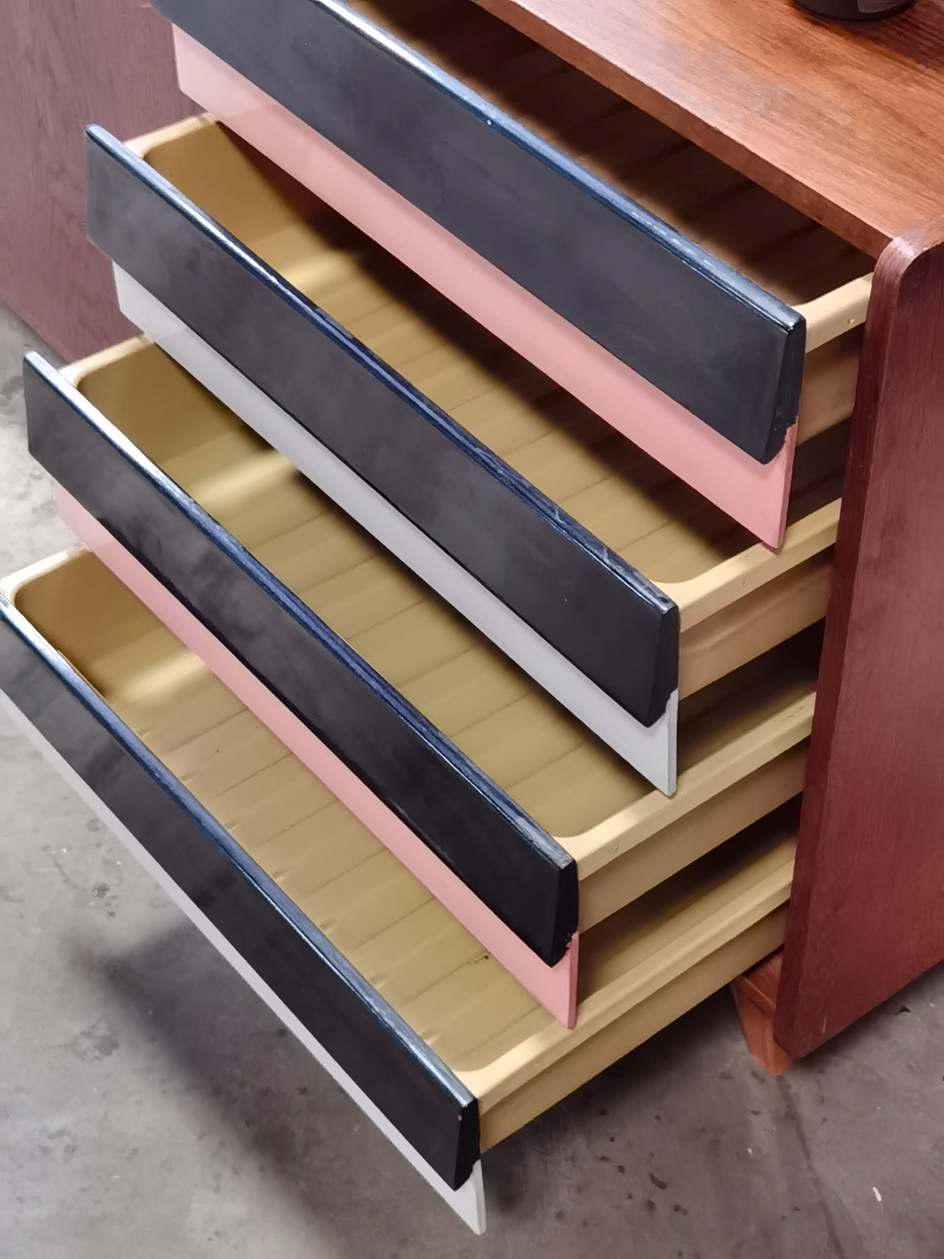 Sideboard U-460 by Jiri Jiroutek Rose and Grise