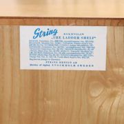 Système mural vintage Nisse Strinning en bois de frêne