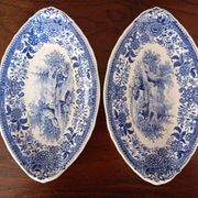 "Burgenland" blue bowls Villeroy & Boch Mettlach