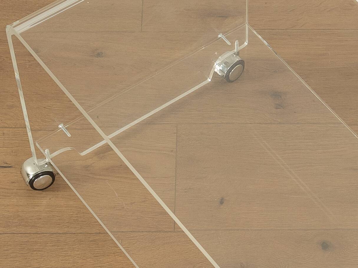 1960s Acrylic Side Table