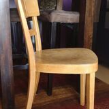 Horgen Glarus bistro chair, signed and made in Switzerland - 1950s