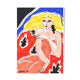 Illustration femme blonde - version d'Henri Matisse
