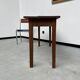 Small old console in solid oak, with spindle legs