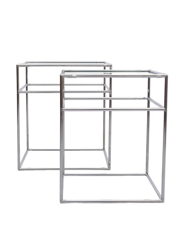 Tables d'appoint système ''Abstracta'' conçues par Poul Cadovius années 1960.