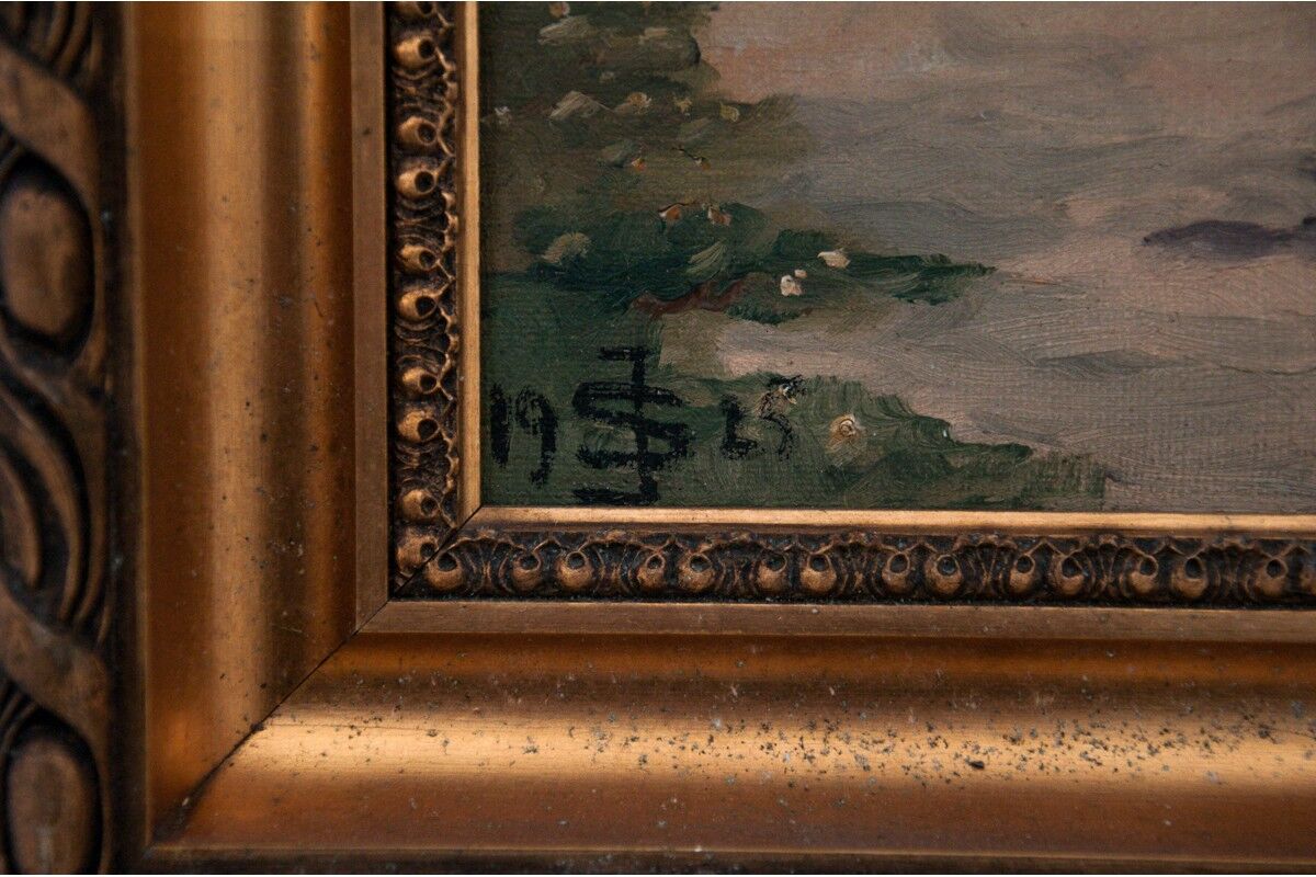Painting "Rural landscape"