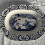 Large Old Chelsea Mason's Old Oval Dish