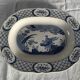 Grand plat ovale Old Chelsea Mason’s ancien