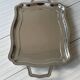 Shiny stainless steel plate