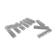 Knife holders made of chiseled crystal