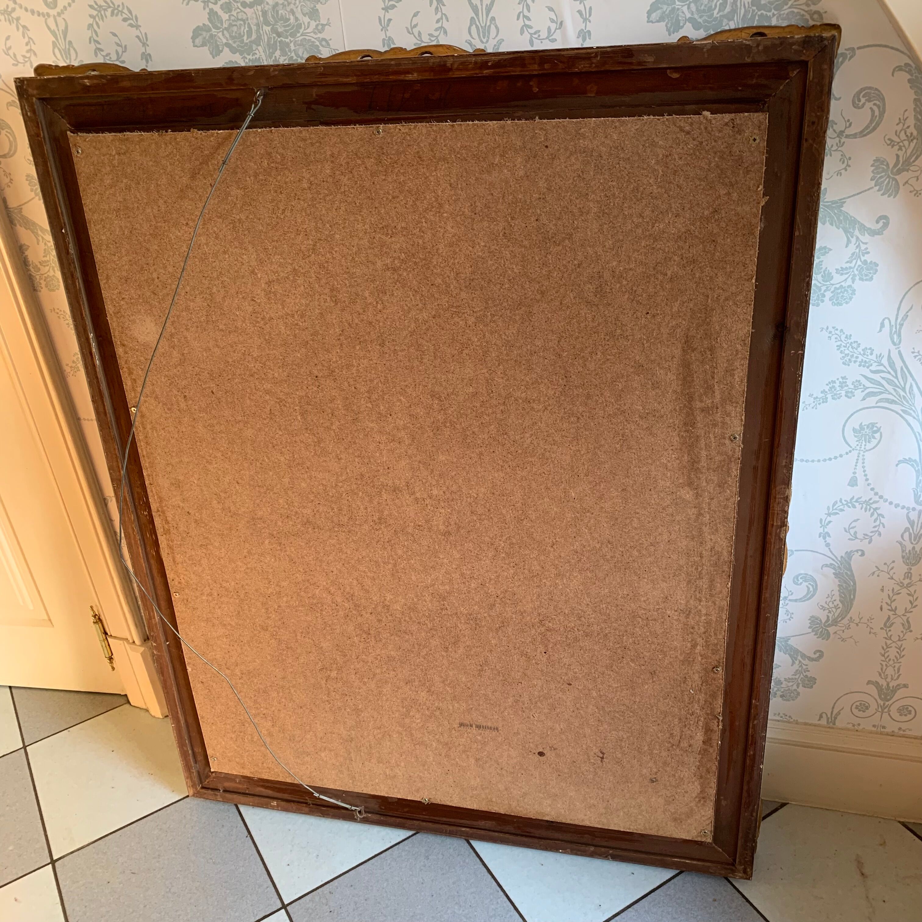 Trumeau gilded wood 116x94