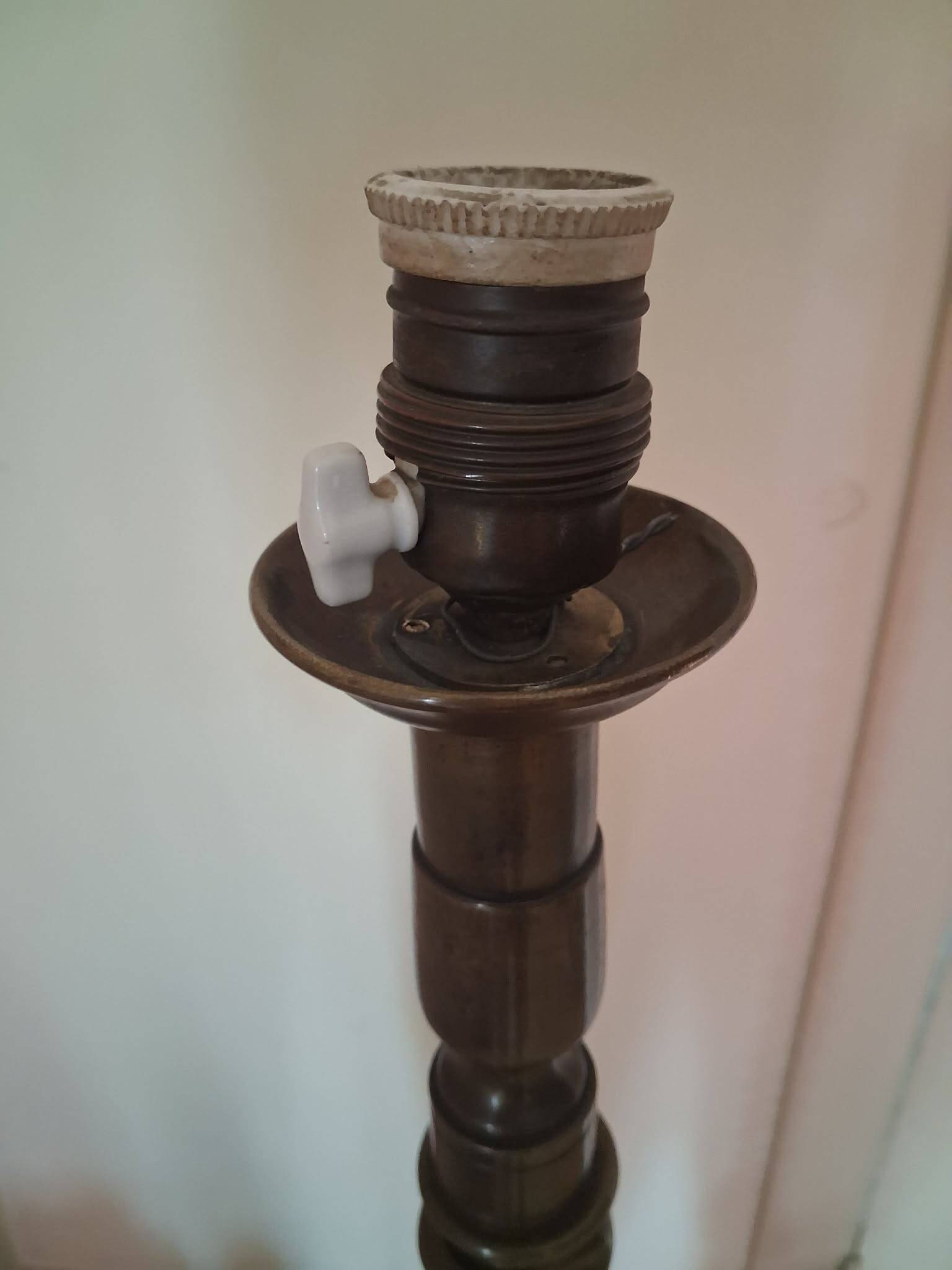 Barley twist floor lamp