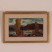 Au bord de la rivière par P.O. Zachrisson