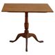 A Swedish folding table made of burl wood by Carl Hollst, Eskilstuna, 1787-1830.