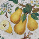 Faience pie dish decoration "pears"