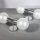 Space Age Wall Lights in Chrome by Motoko Ishii for Staff, 1970s