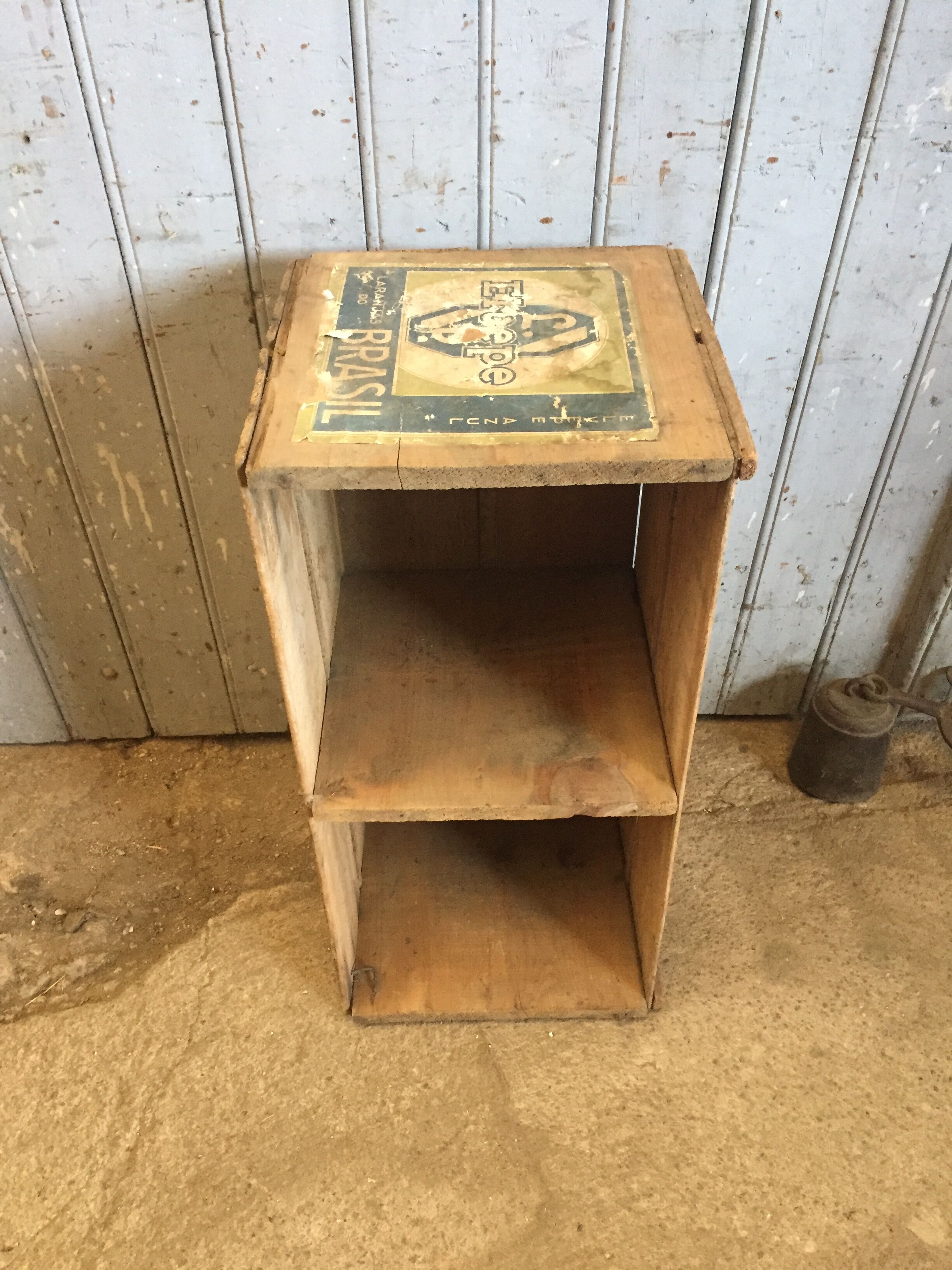 Wooden case "oranges of Brazil"