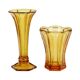 Set of Amber Vases Luxval Américain Art Deco 1935