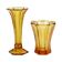 Set of Amber Vases Luxval Américain Art Deco 1935