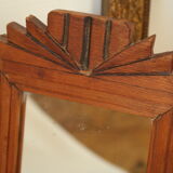 Coiffeuse psyché de table ancienne bois style art déco