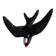Vintage ceramic swallow L17cm