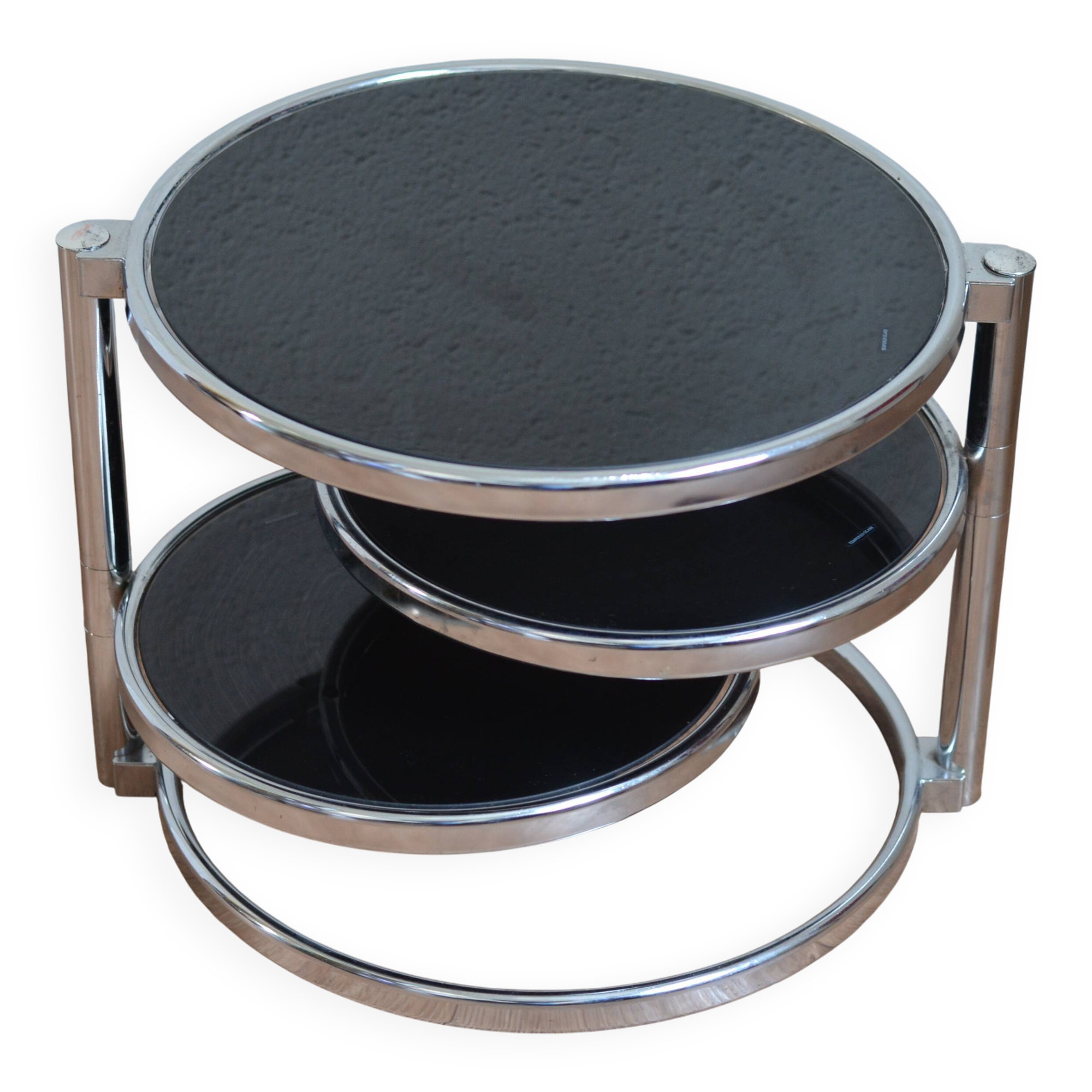 Leitmotiv Swivel coffee table with 3 levels.