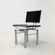 Black leather 8600 chair for Kusch & Co by Hans Ulrich Bitsch