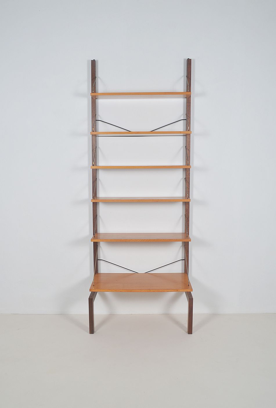 Rare Danish wall rack designed by Cadovius, 1960s