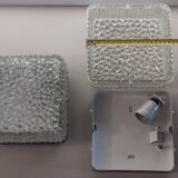 Set of 2 square wall or ceiling lights Holophane DC60