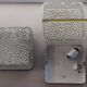 Set of 2 square wall or ceiling lights Holophane DC60