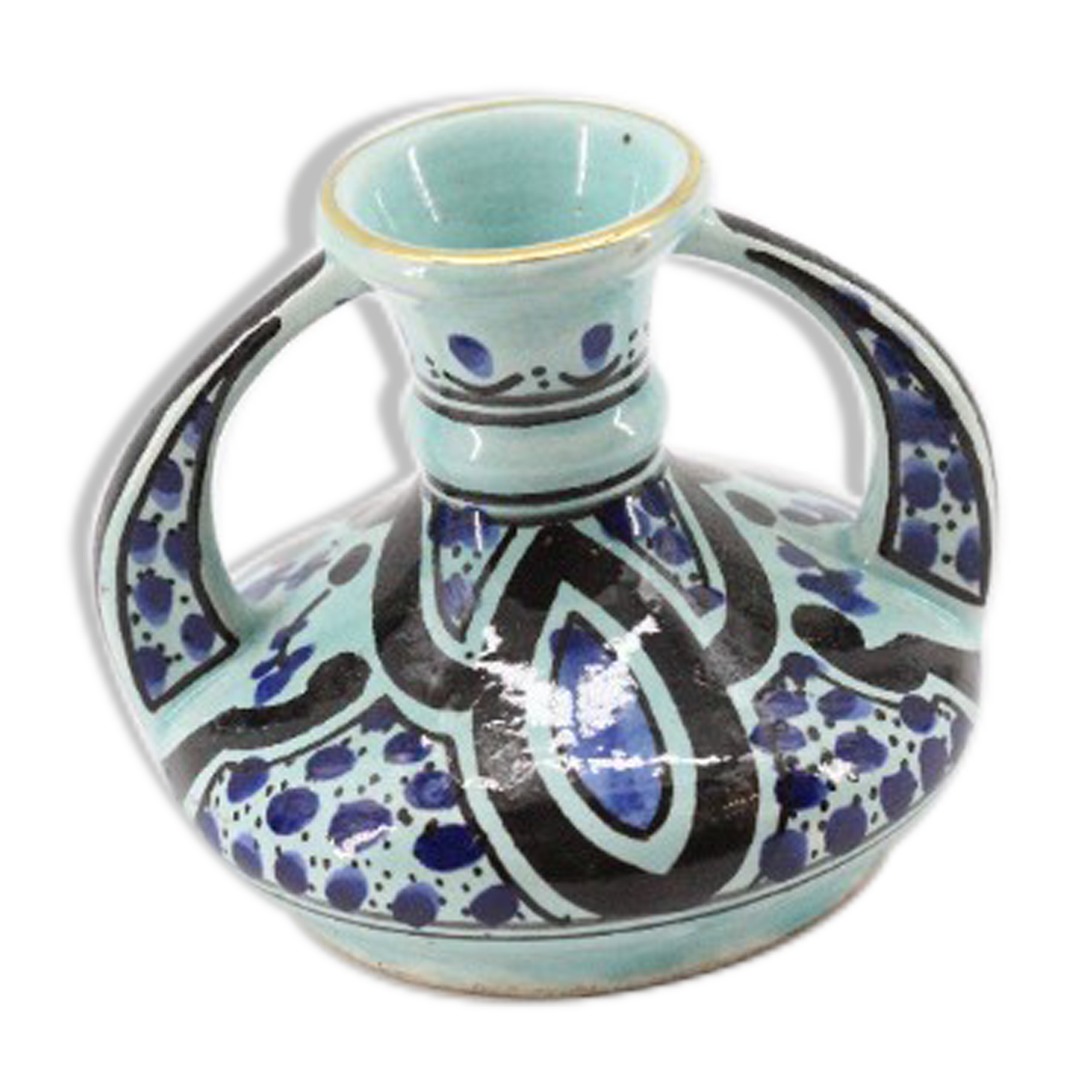 Tunisian ceramic vase Azouz kharraz