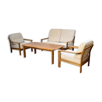 Scandinavian-style salon set from the 1960s