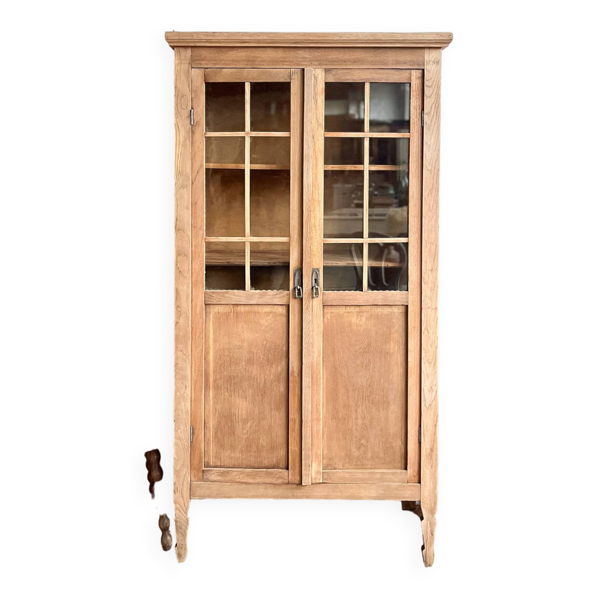 Old glass cabinet