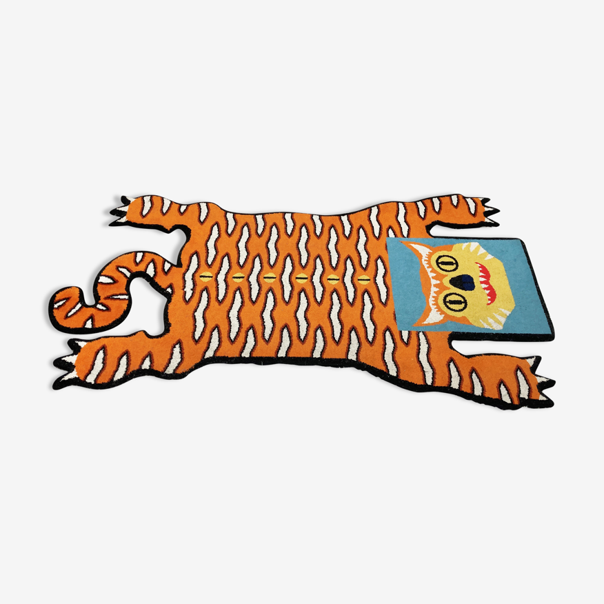 Tiger shaped rug by Walter van Beirendonck for Ikea, 1990s